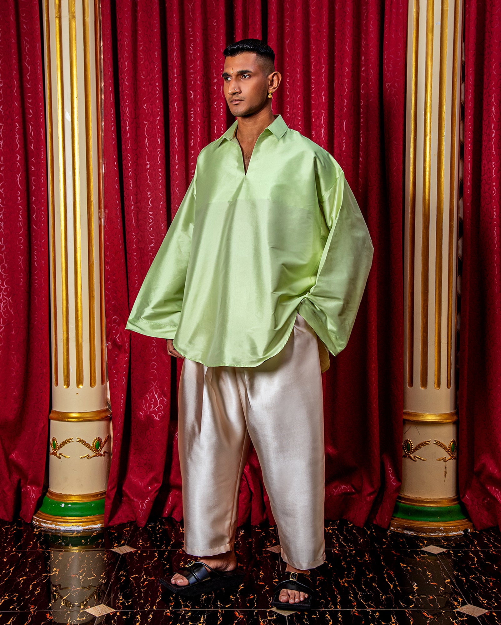 Kurta Shirt Belanga (Green)