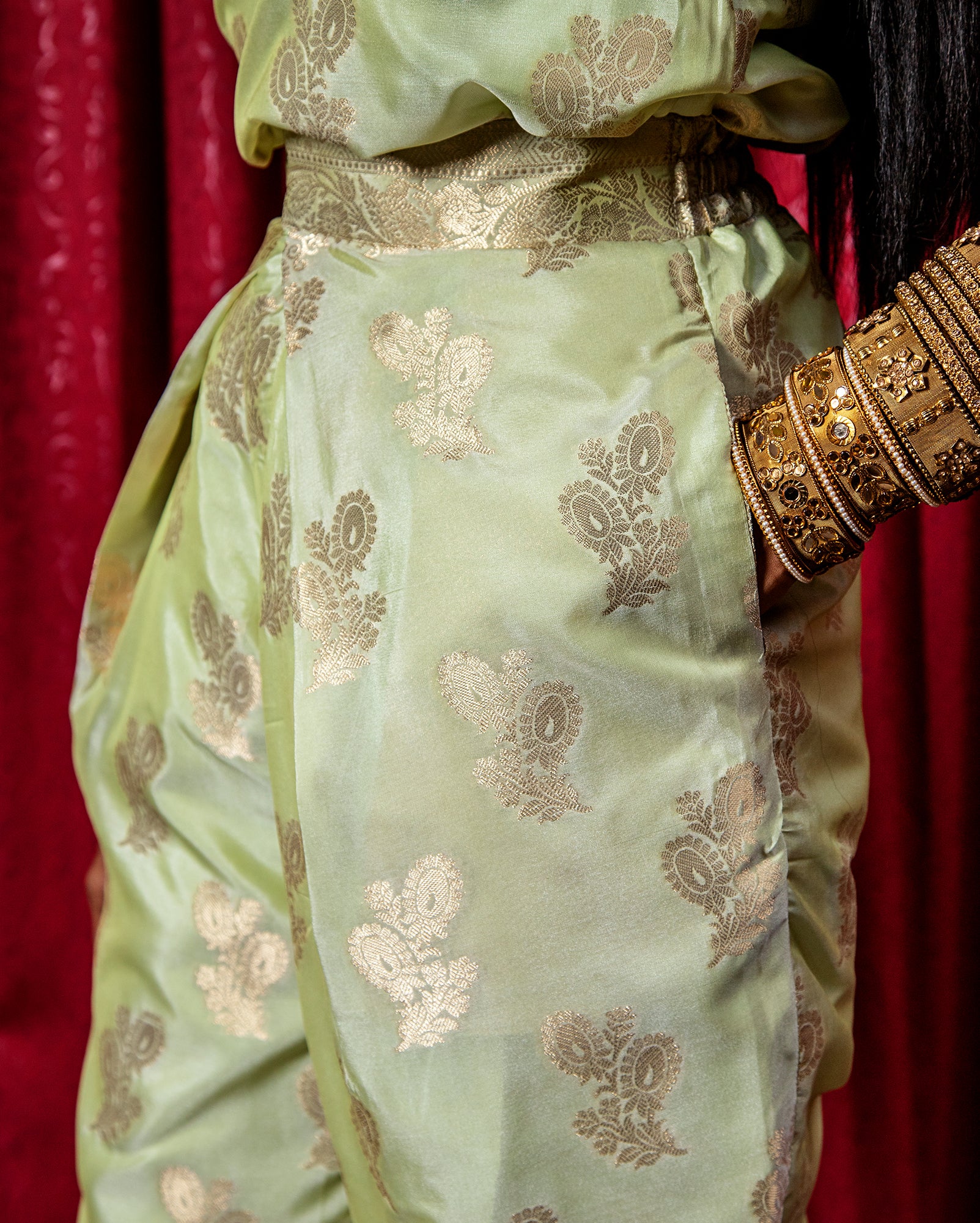 Salwar Kameez Maharani (Sage)