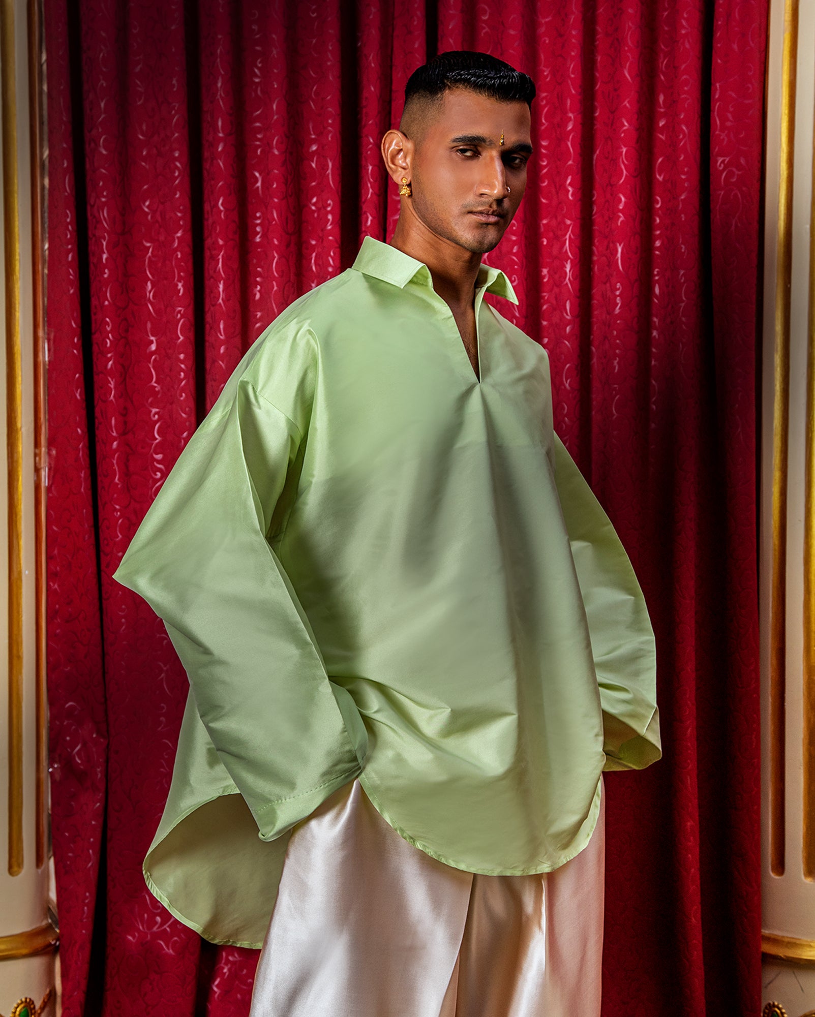 Kurta Shirt Belanga (Green)