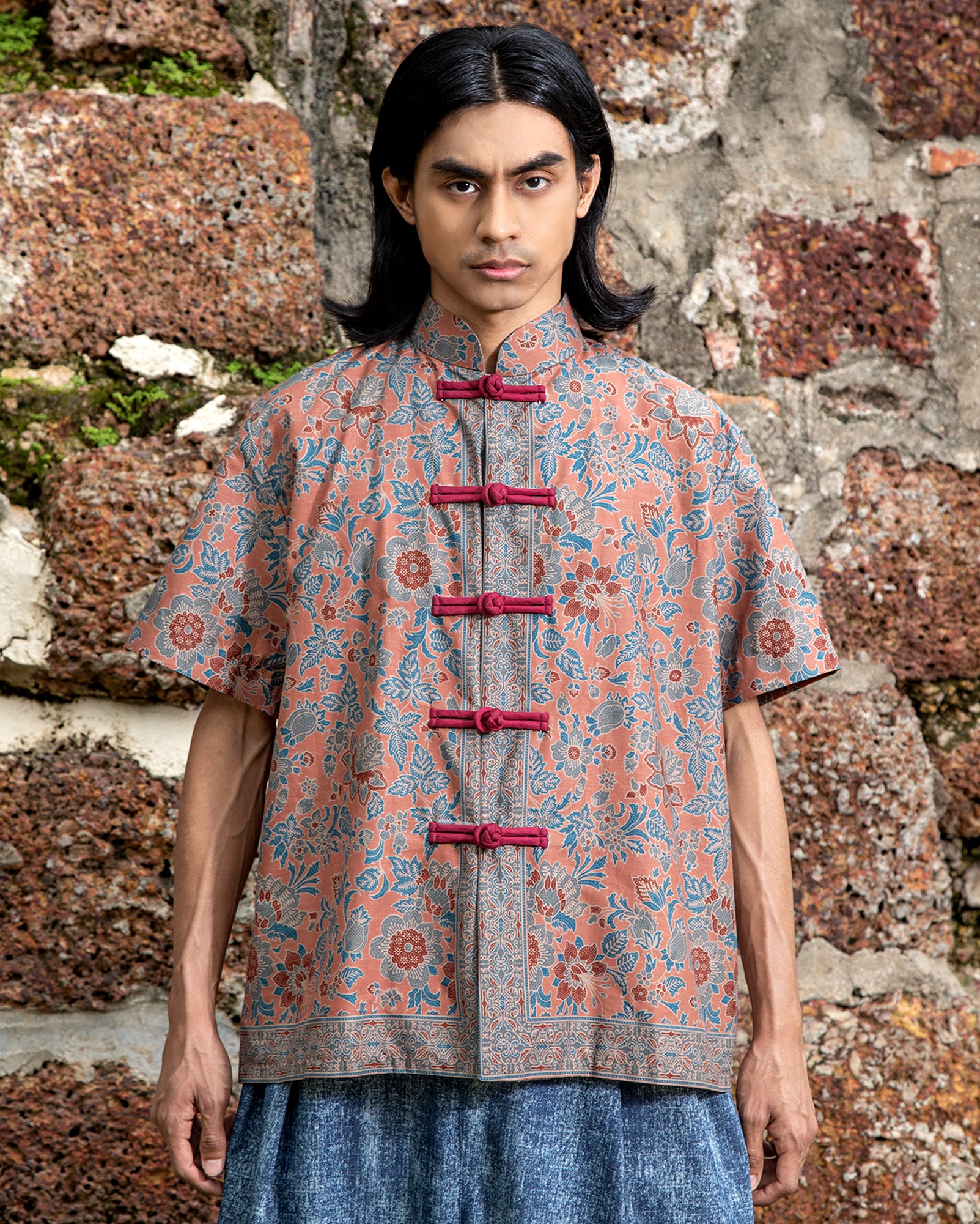 Samfu Pendek (Sienna Batik)