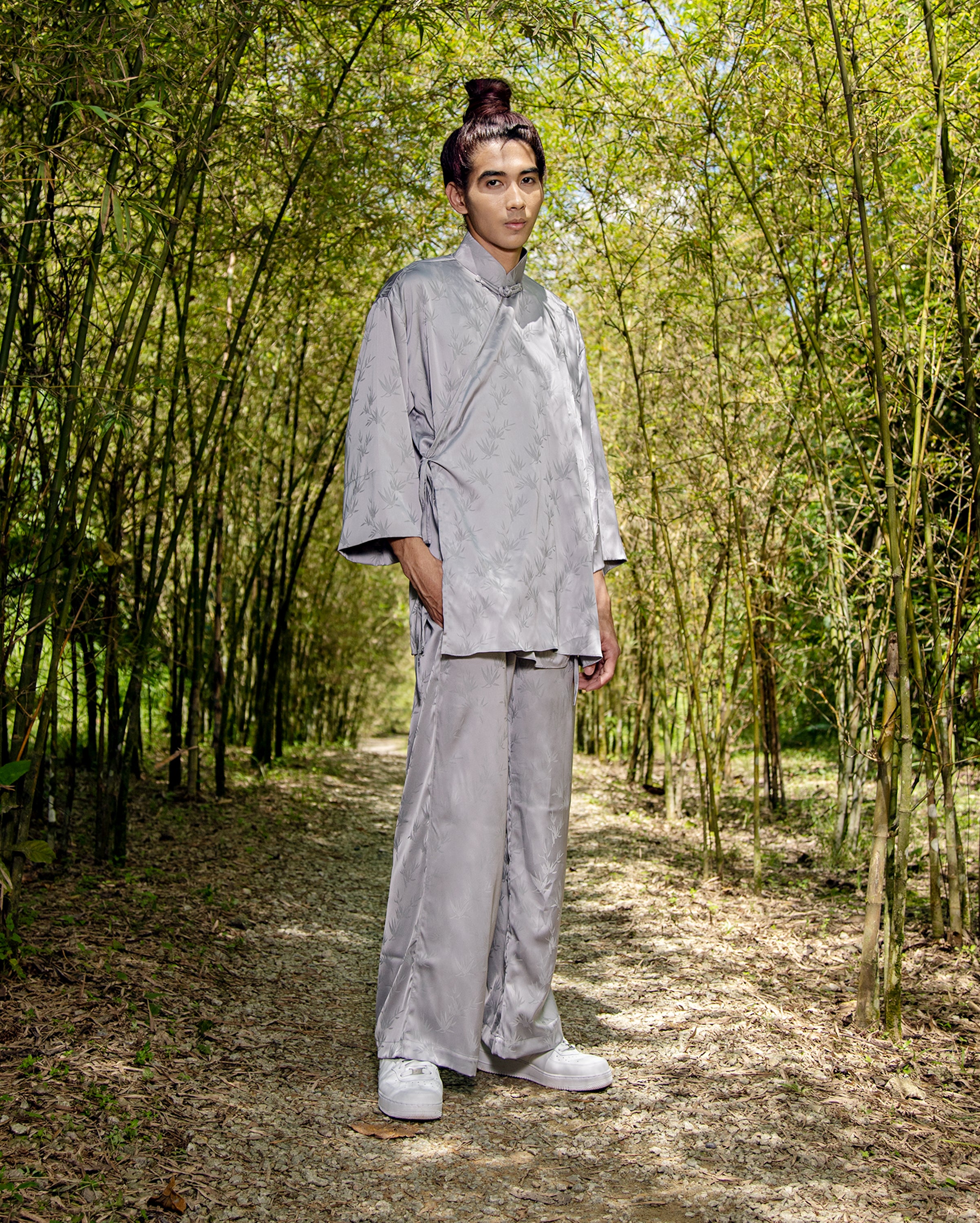 Baju Silang Cina (Grey Bamboo) – BEHATI