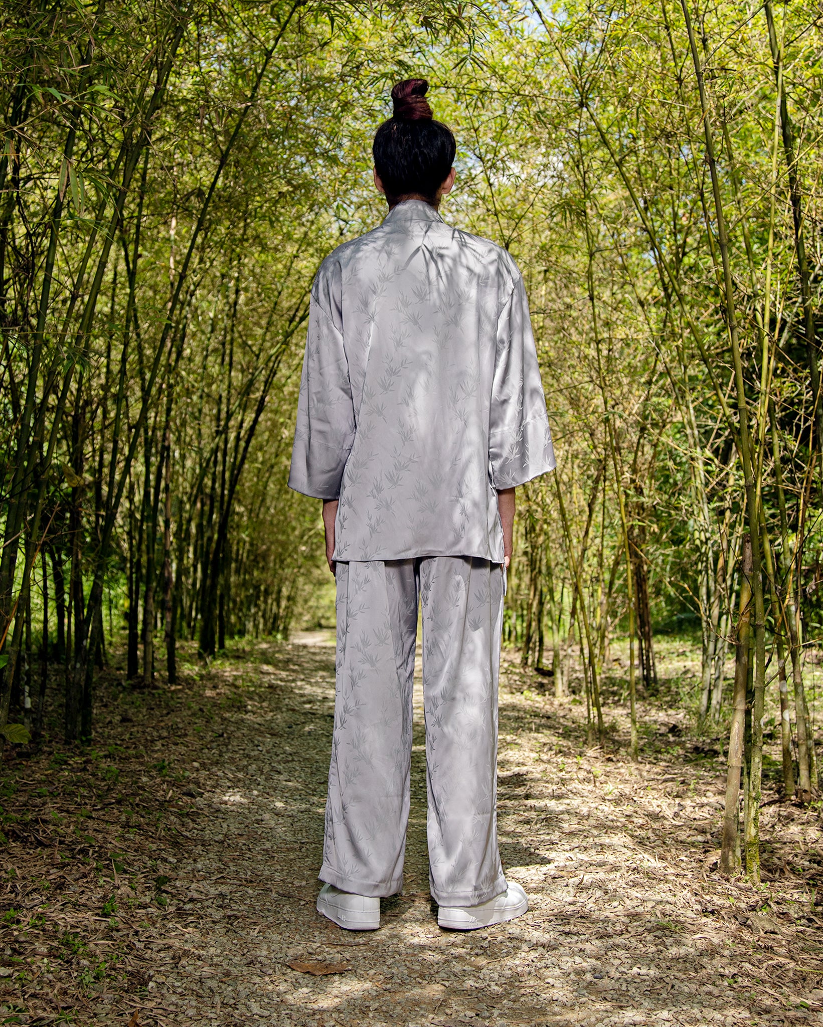 Baju Silang Cina (Grey Bamboo)