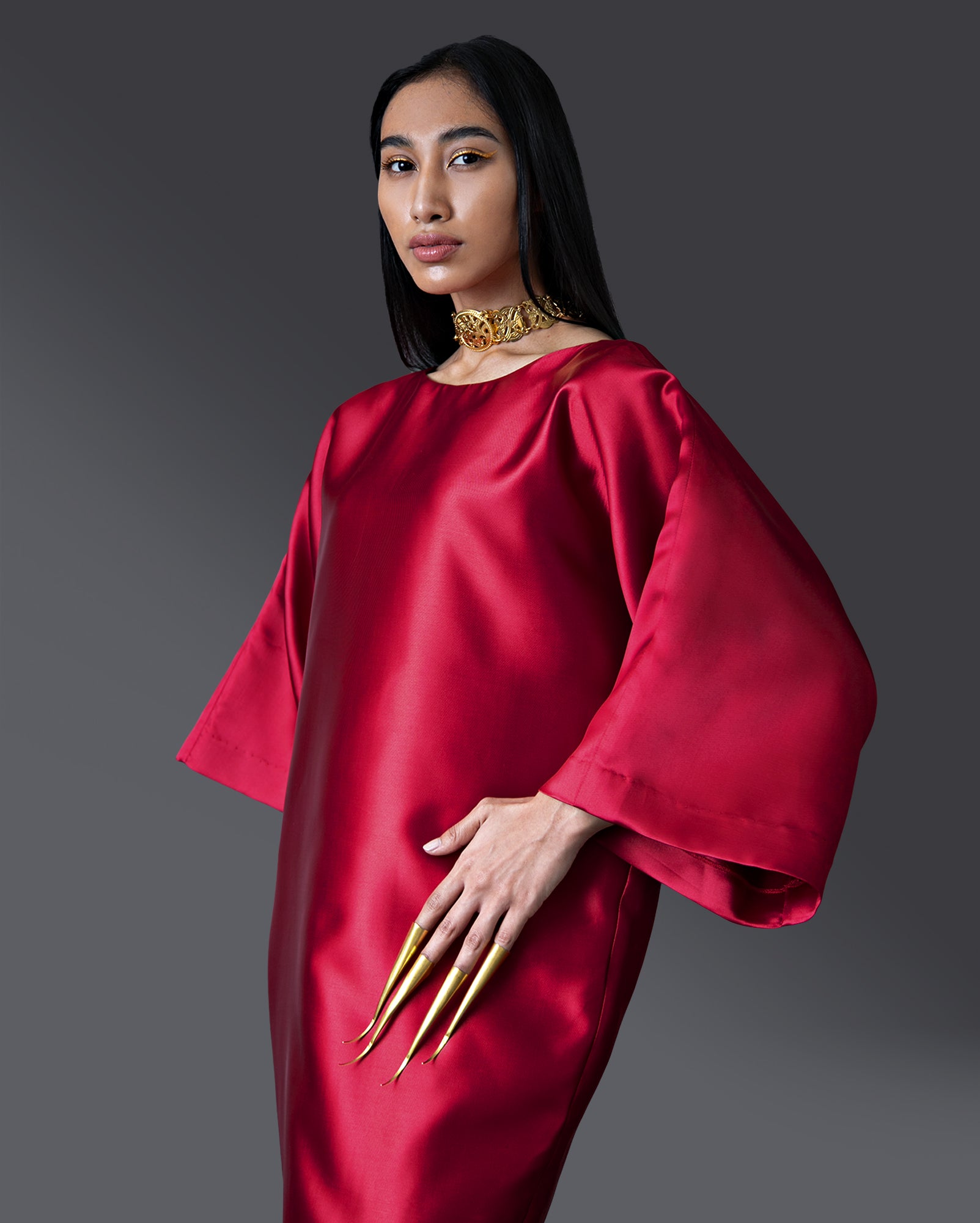 Sampan Dress (Red)