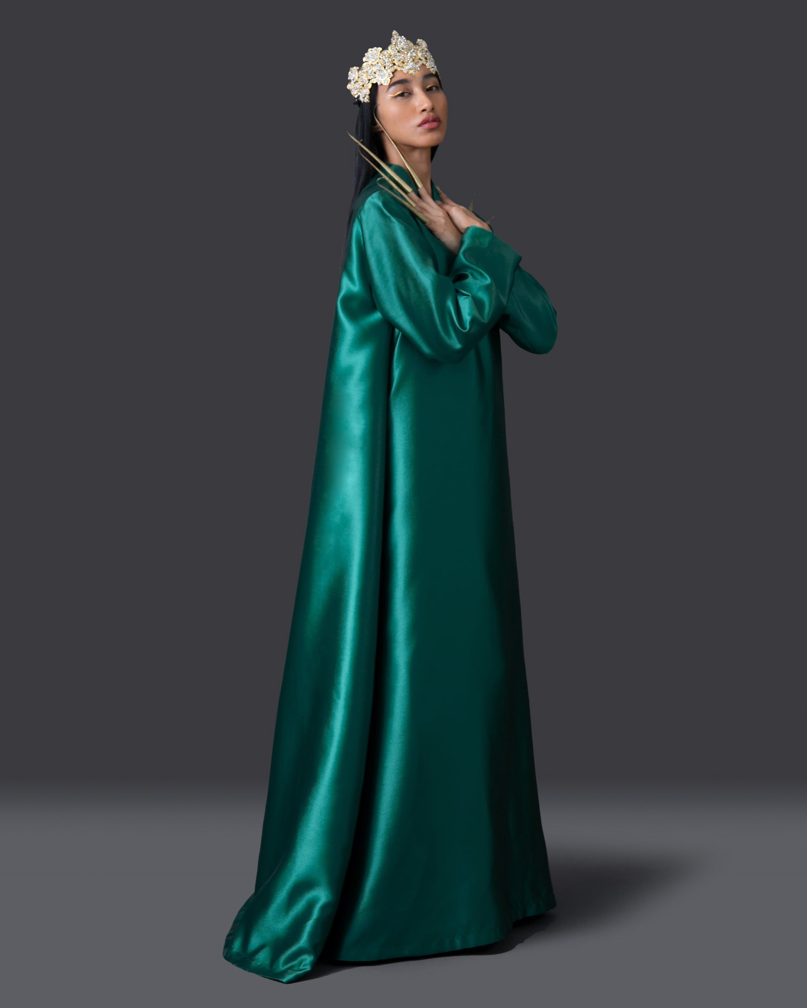 Abaya Teluk Bulan (Emerald)