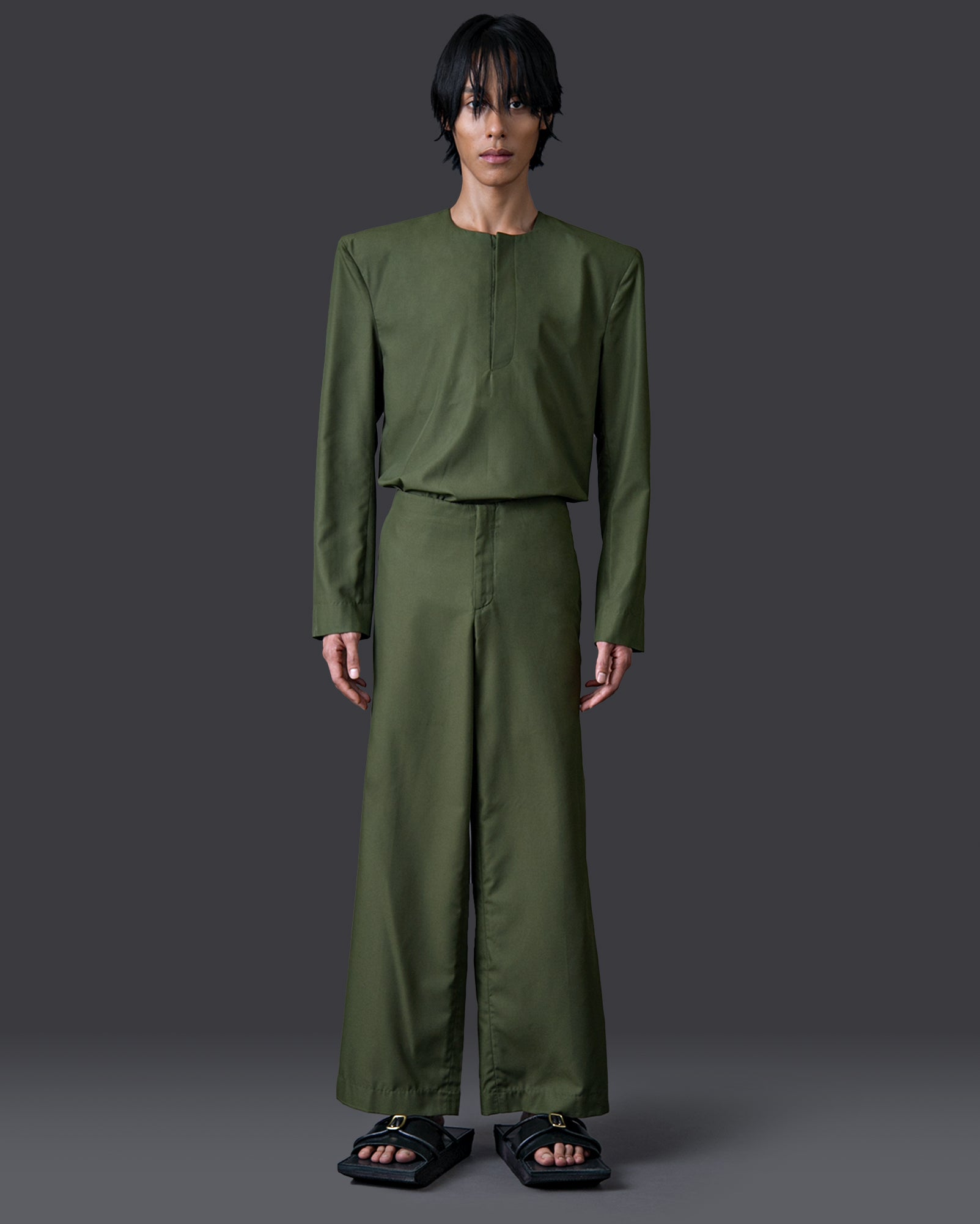 Baju Melayu Barat (Army)