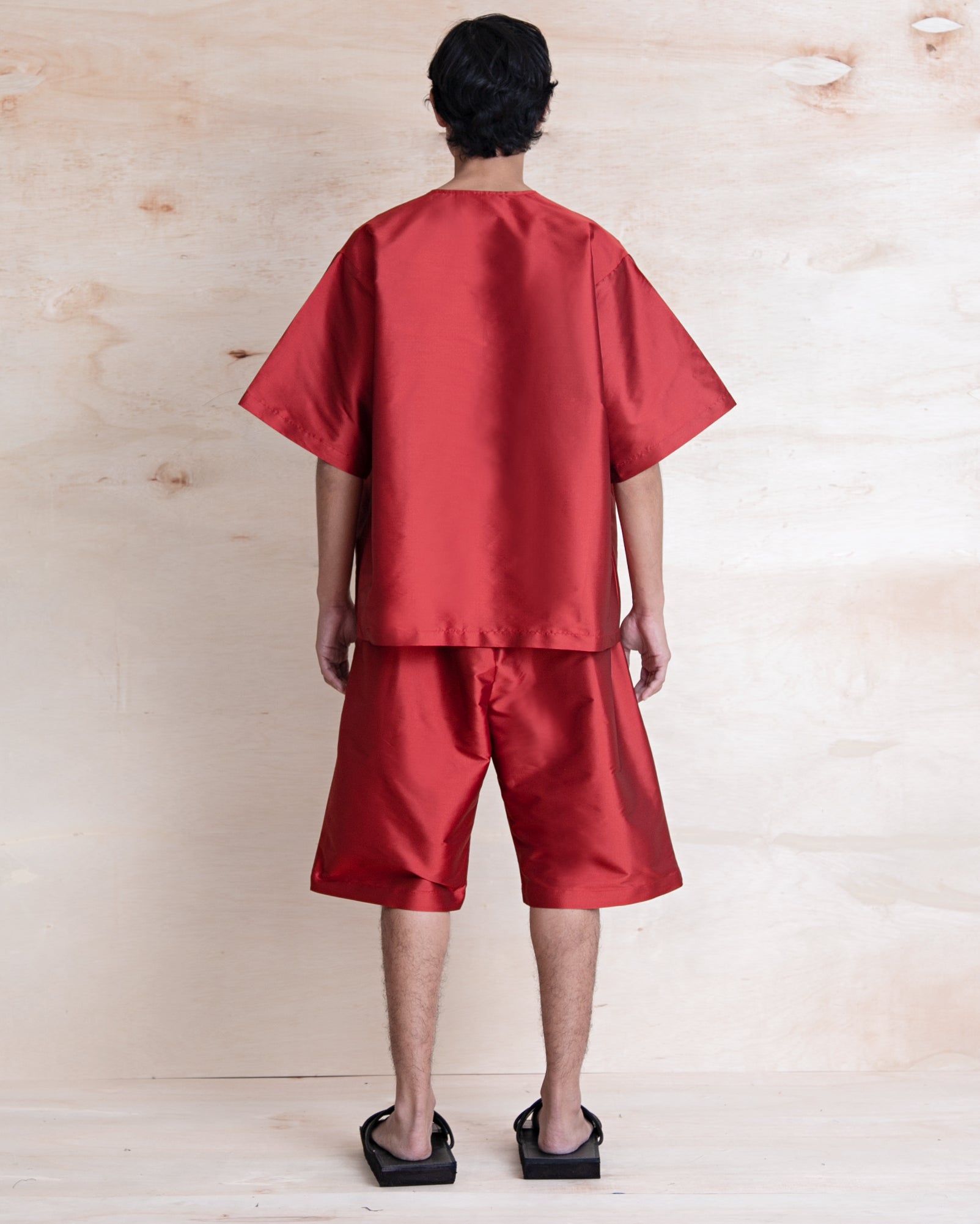 Baju Melayu Pendek (Red)