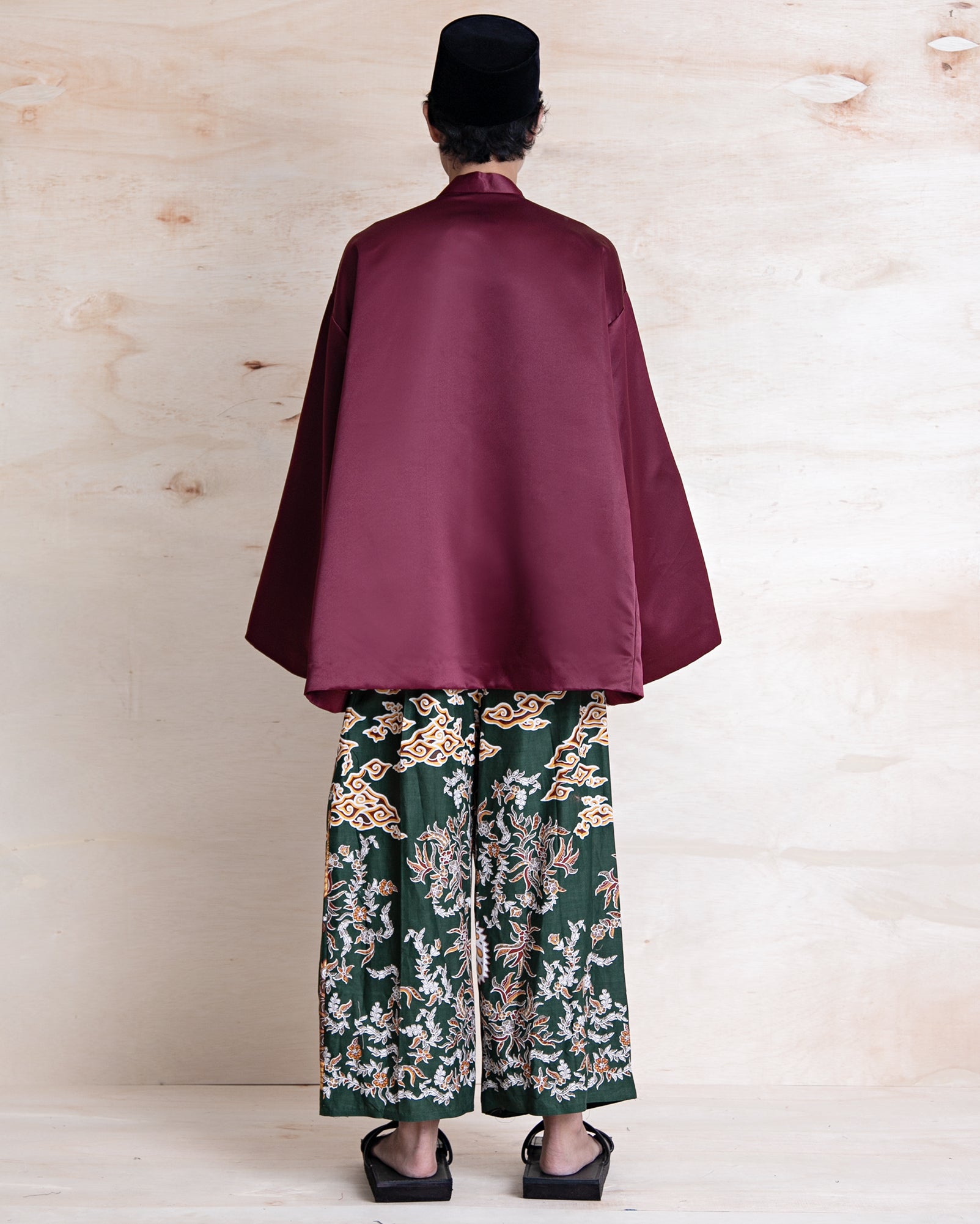 Baju Melayu Oversaiz Klasik (Burgundy)