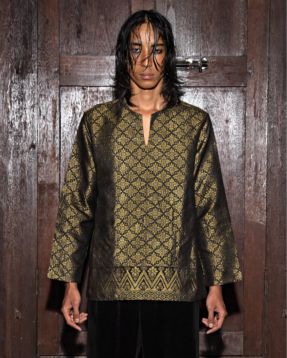 Baju Atas Songket (Gold)