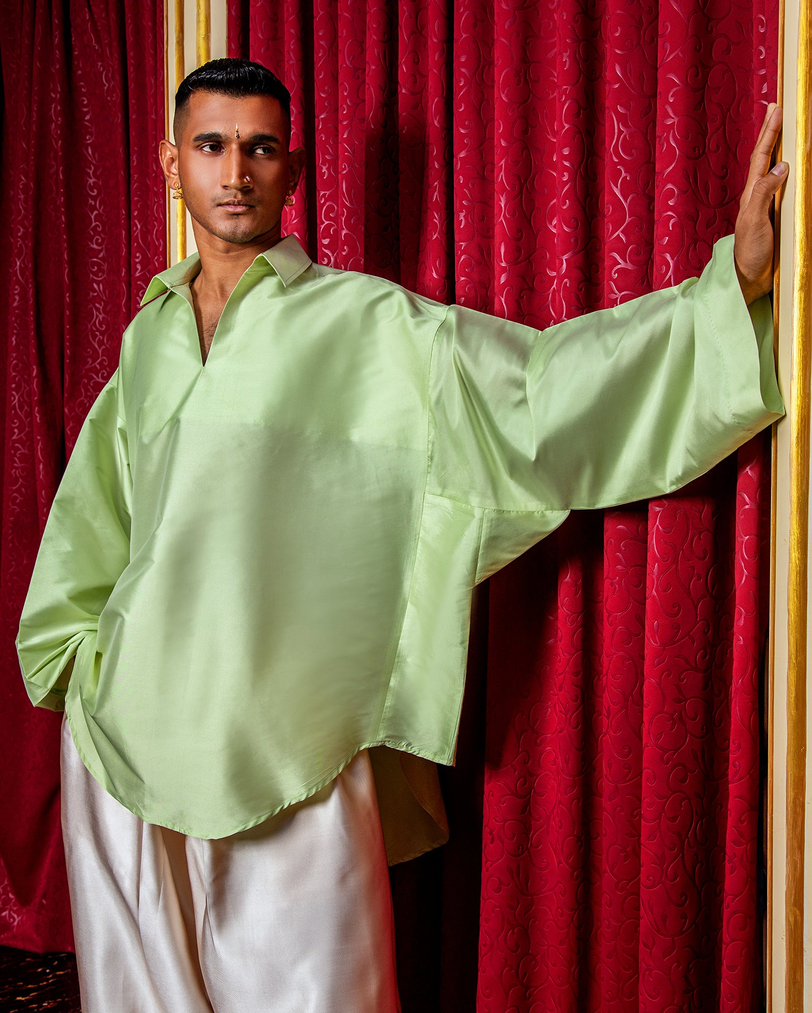 Kurta Shirt Belanga (Green)