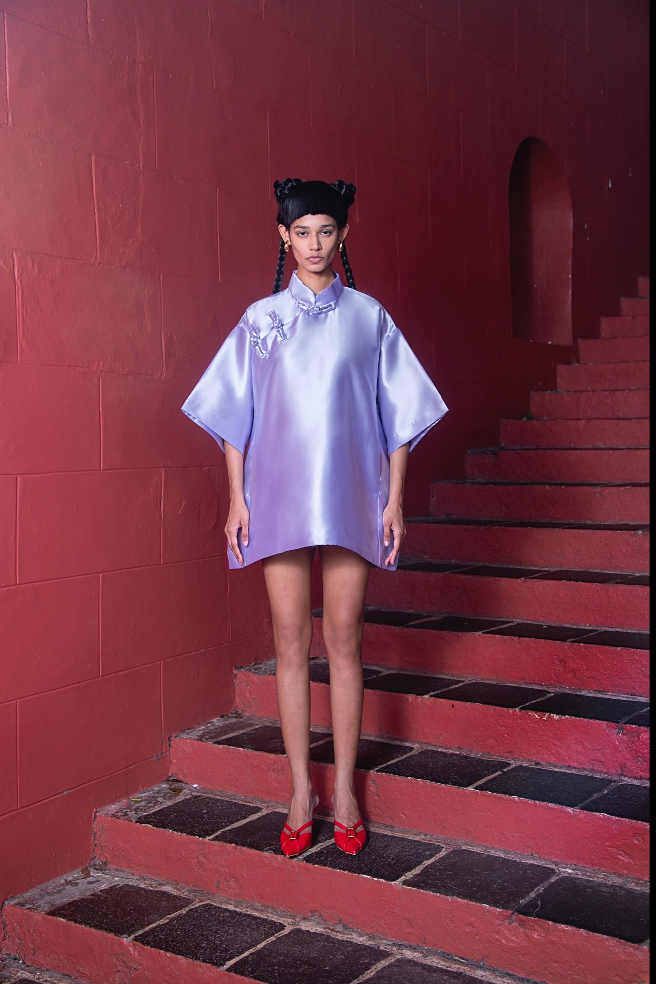 Qipao Oversaiz (Lilac)