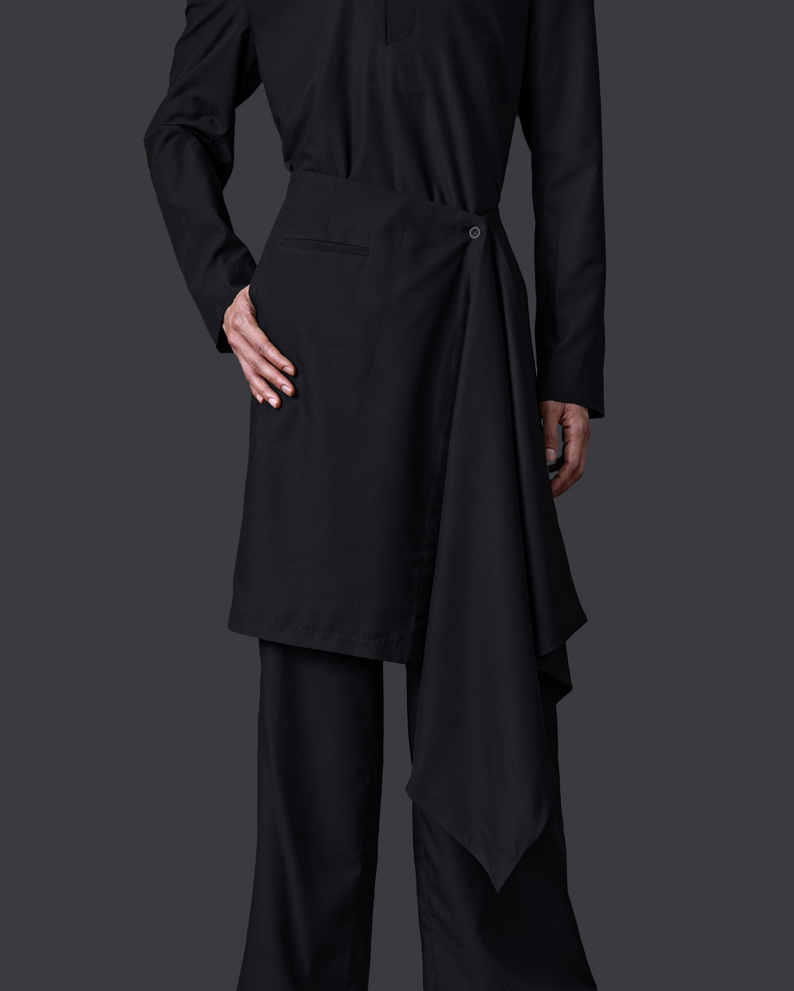 Baju Melayu Barat (Black)