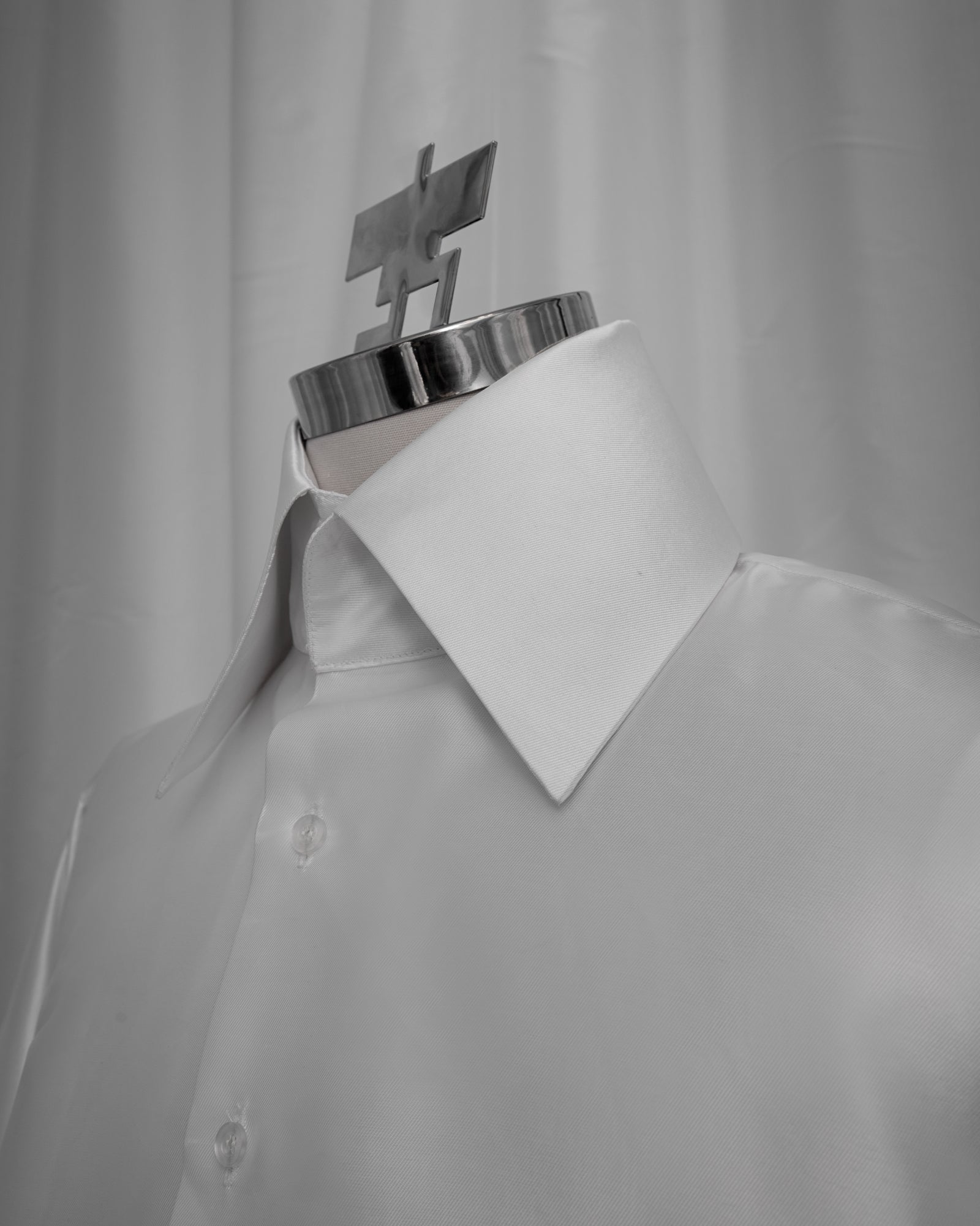 Gaun Kemeja Oversaiz (Taffeta)