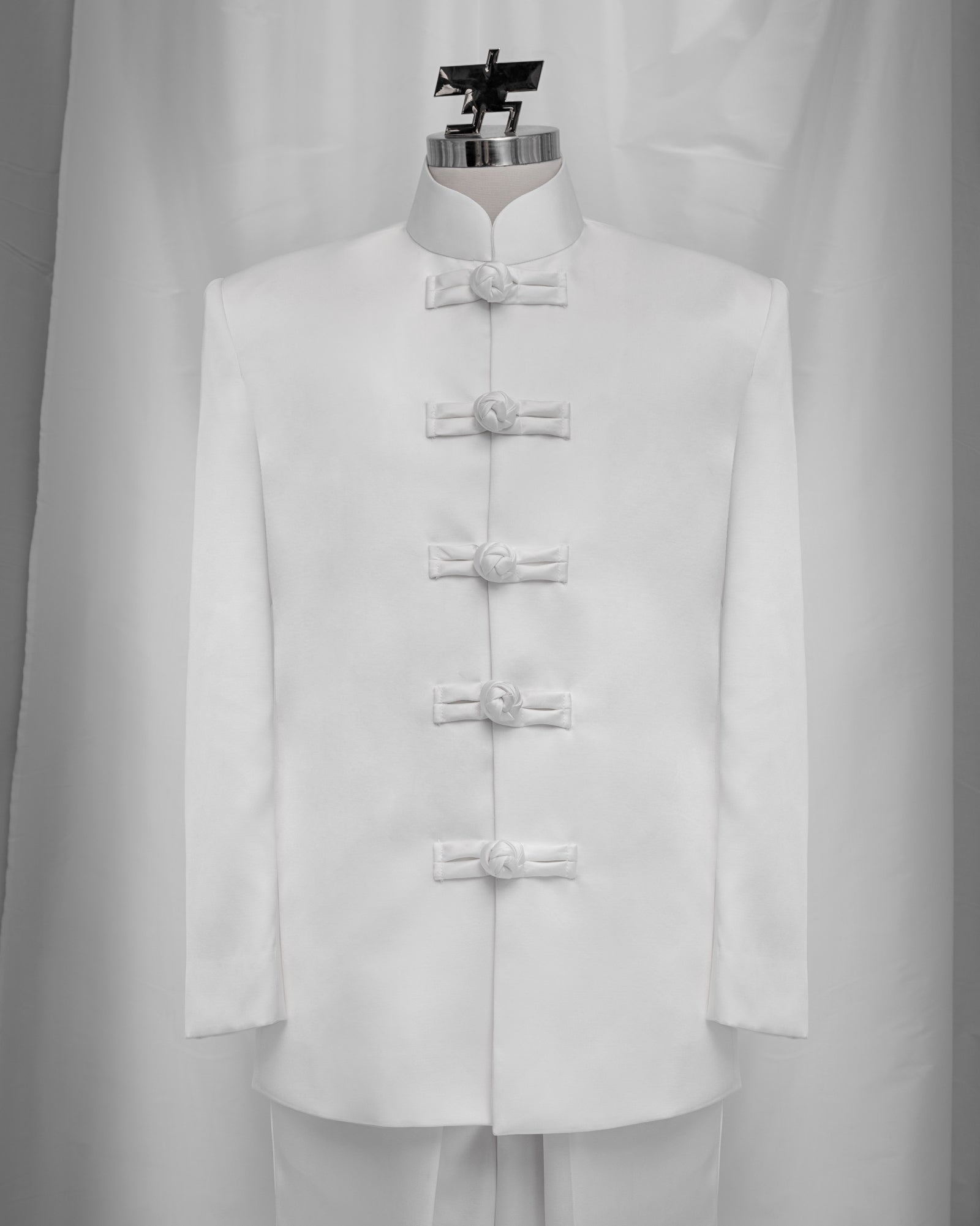 Samfu Barat Lurus (White)