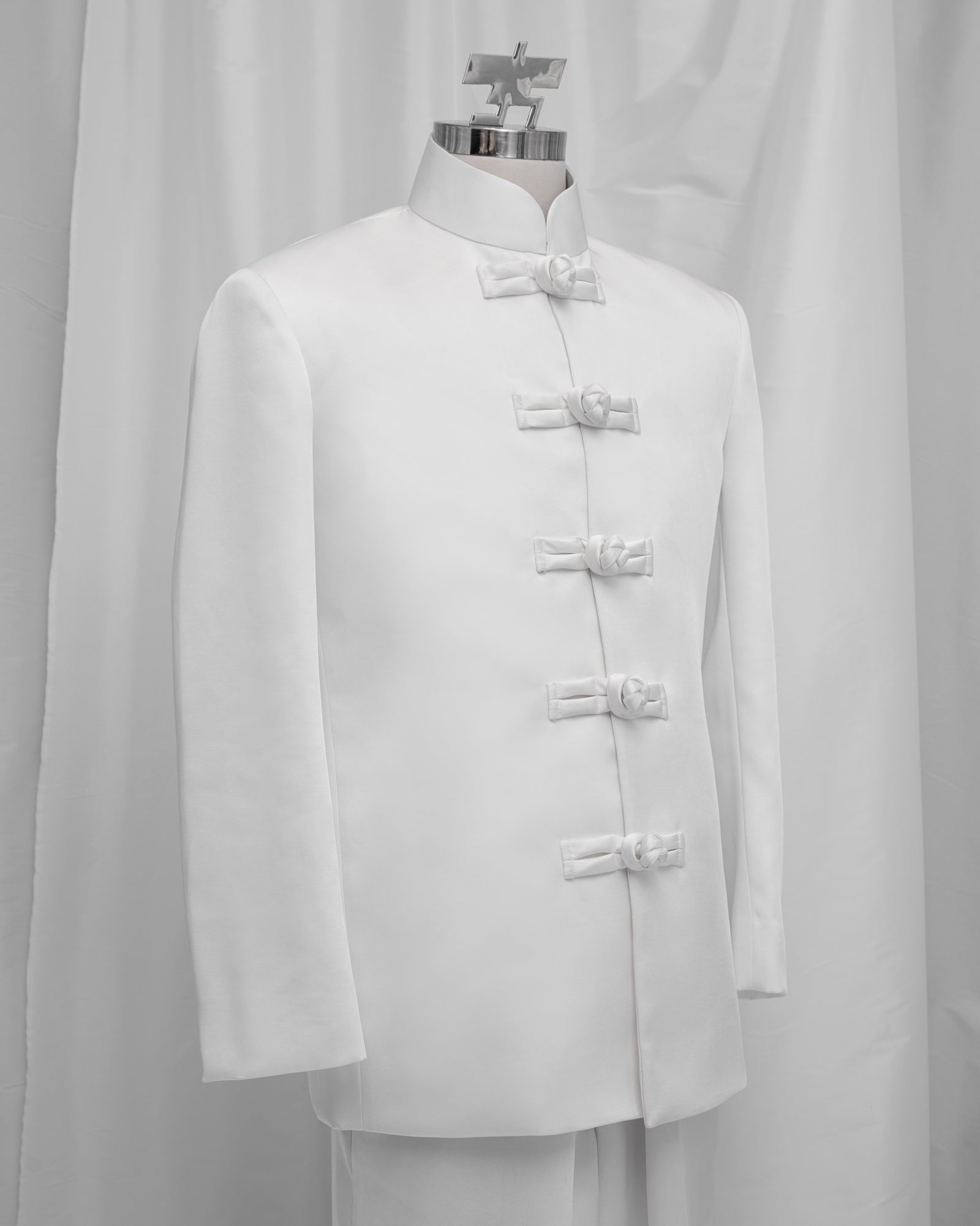 Samfu Barat Lurus (White)