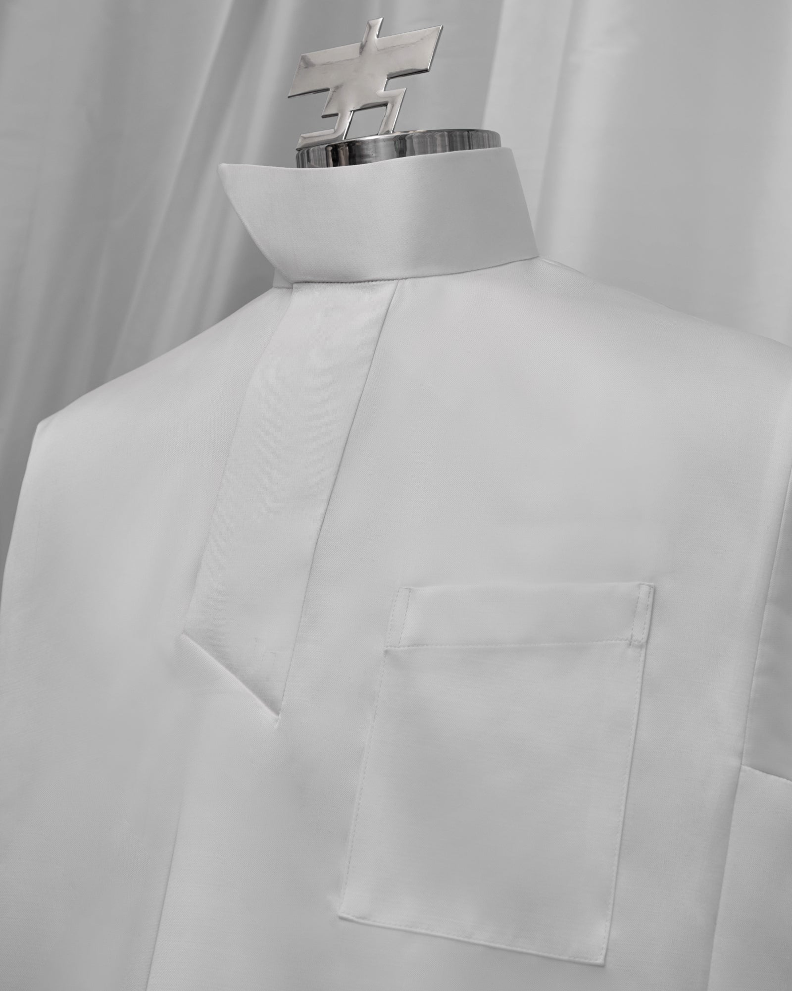 Baju Melayu Cekak Keris (White) // Pendekar Pants (White Satin)