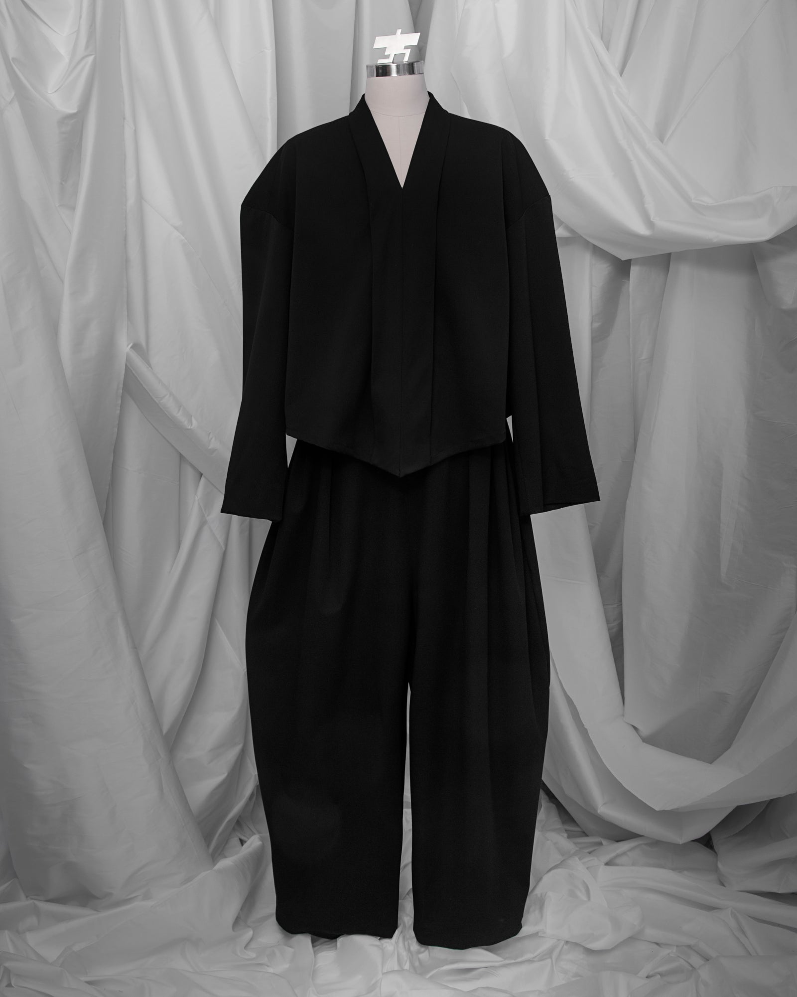 Kebaya Baba // Ramlee Pants (Black Suit)