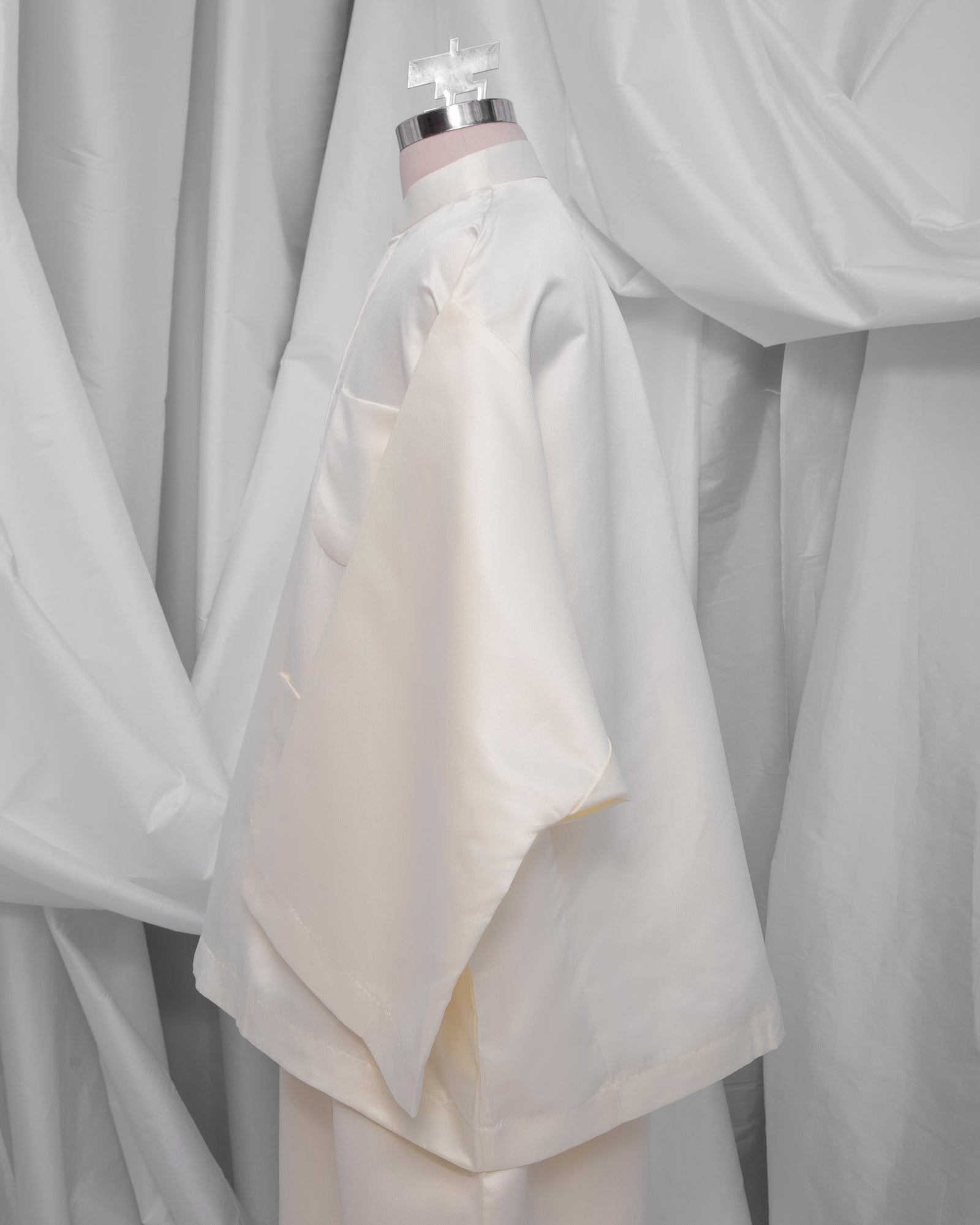 Baju Melayu Oversaiz Klasik (Cream White)
