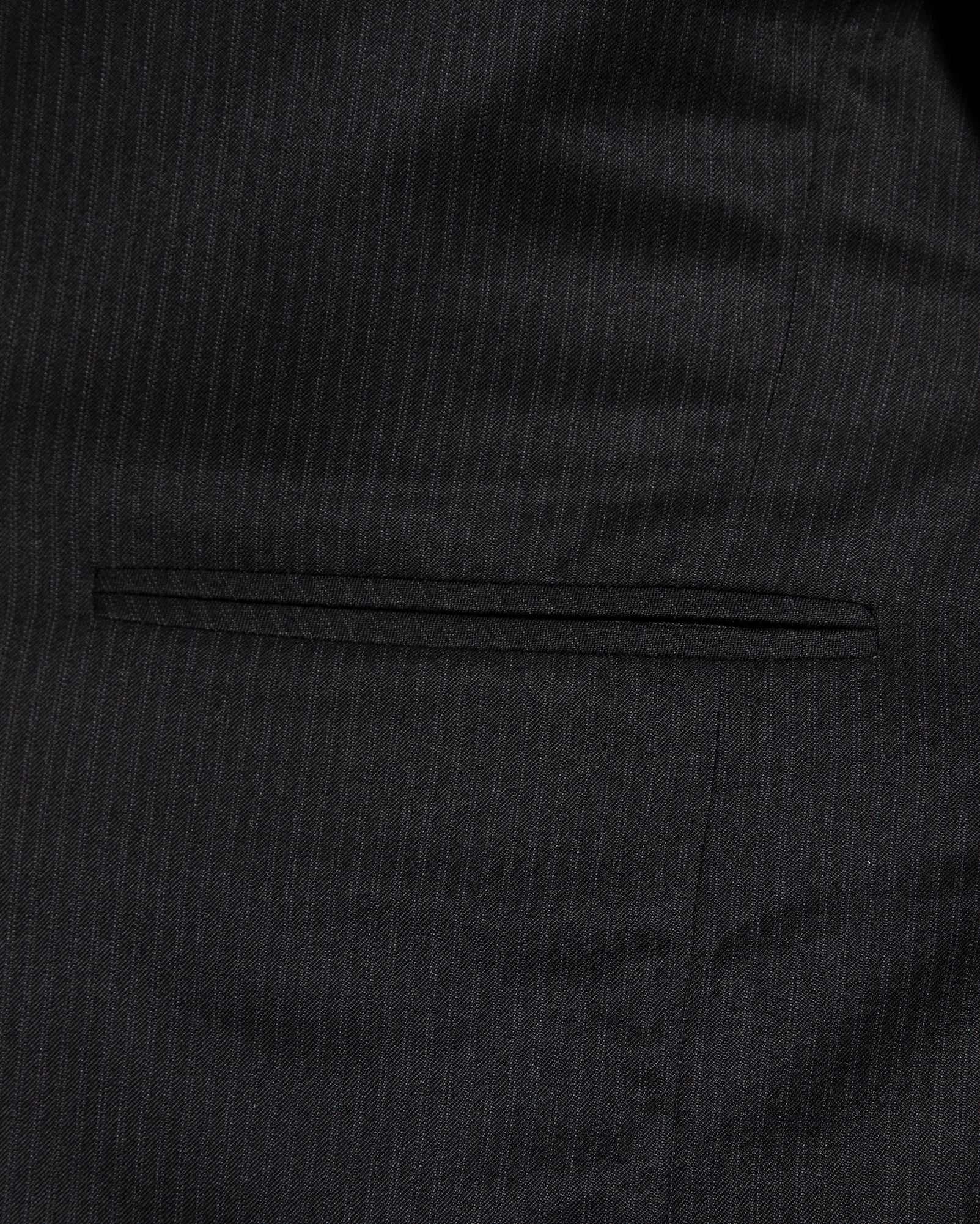 Suit Melayu Teluk Welt (Black Pinstripes)