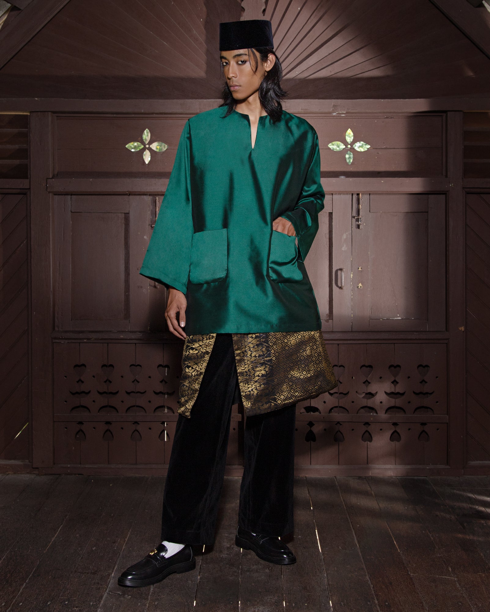 Baju Melayu Johor (Jade)