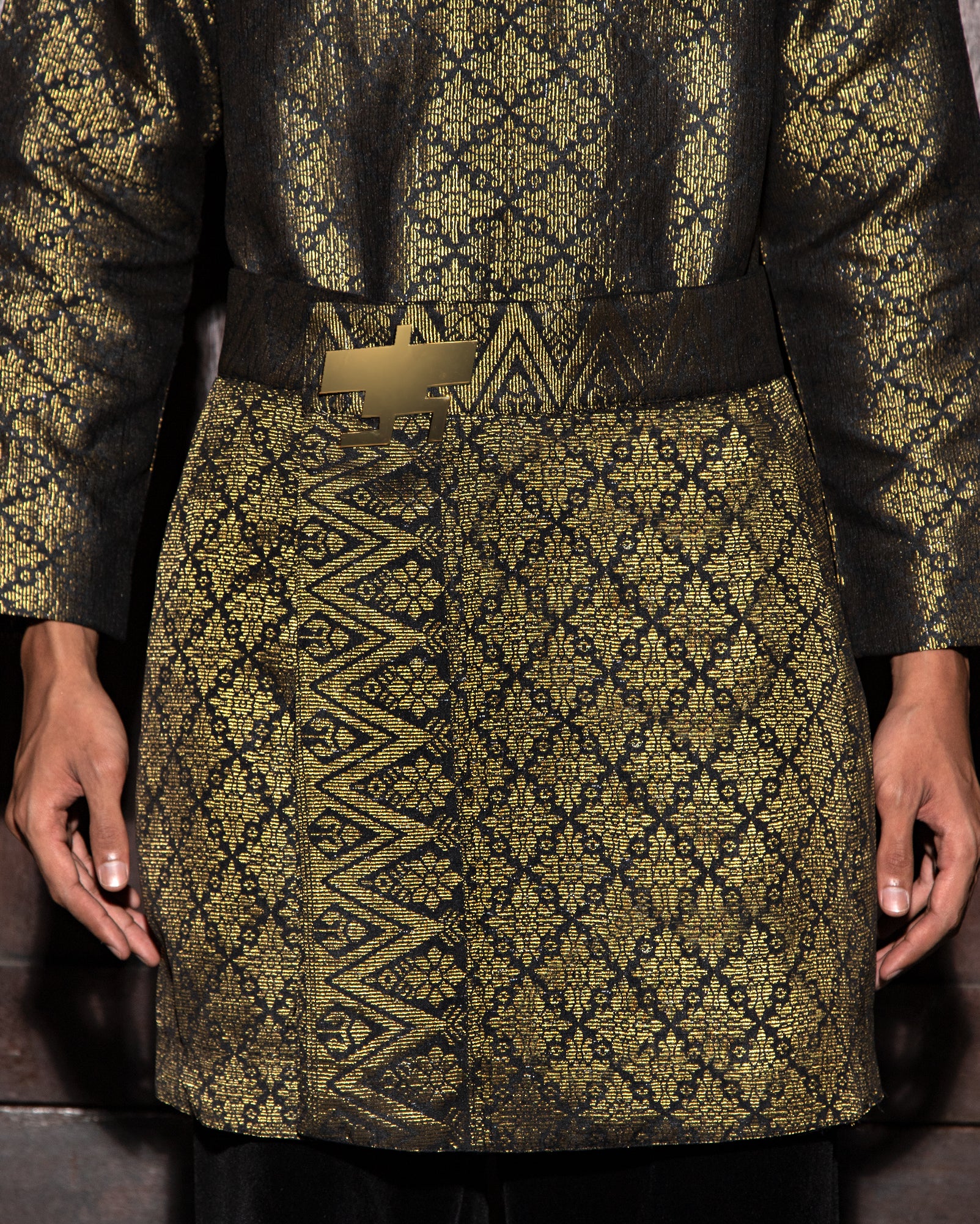 Baju Atas Songket (Gold)