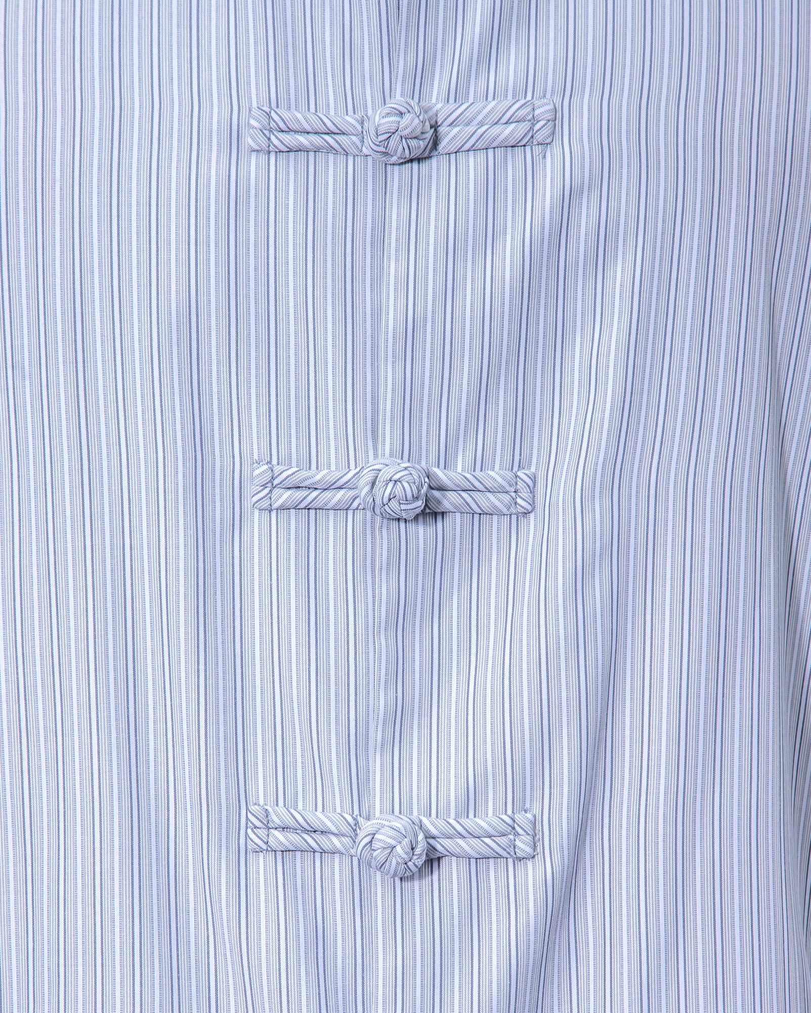 Yongle Shirt (Blue Pinstripes)