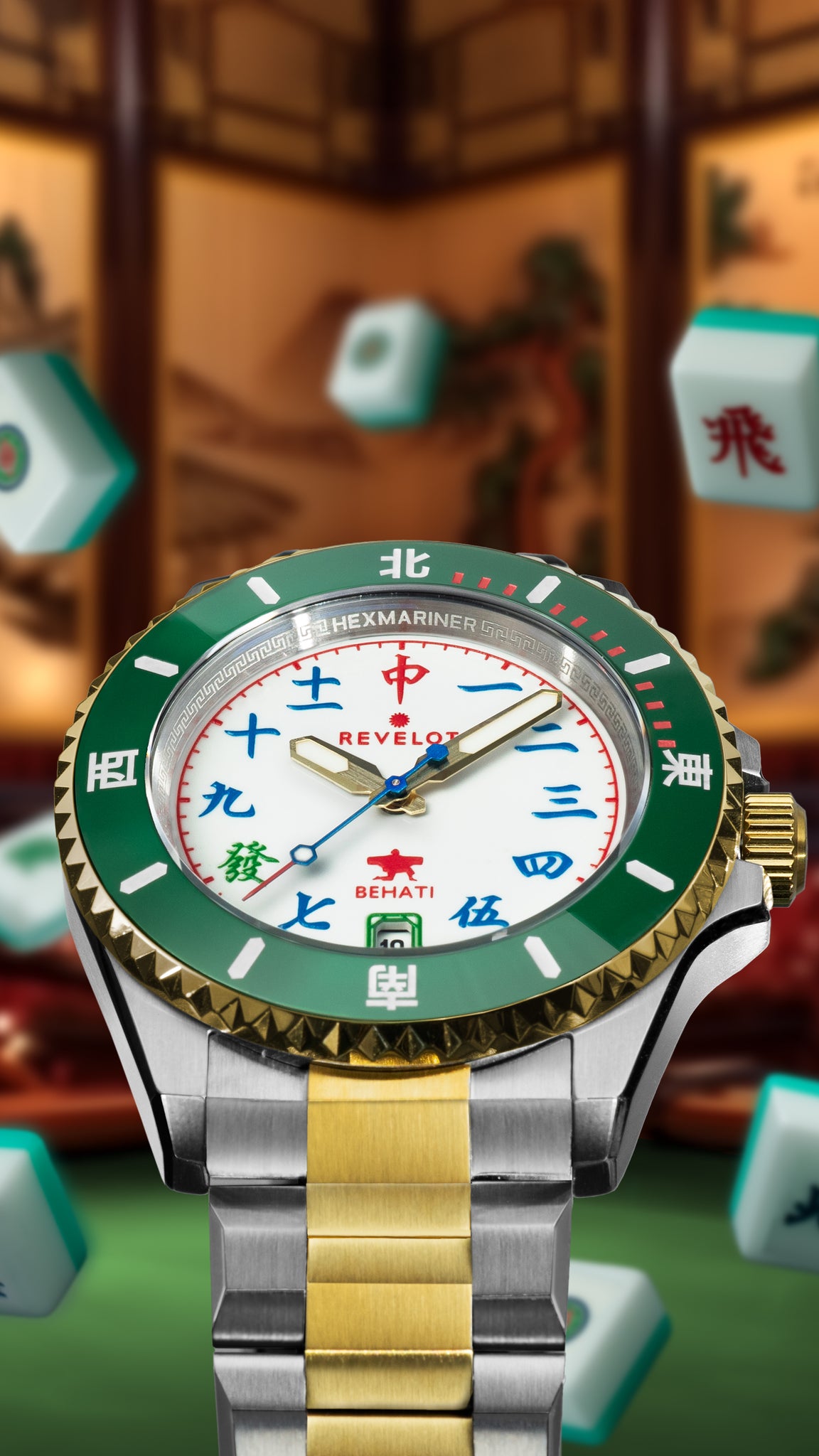 REVELOT X BEHATI HEXMARINER 39 MAHJONG (Gold Silver)