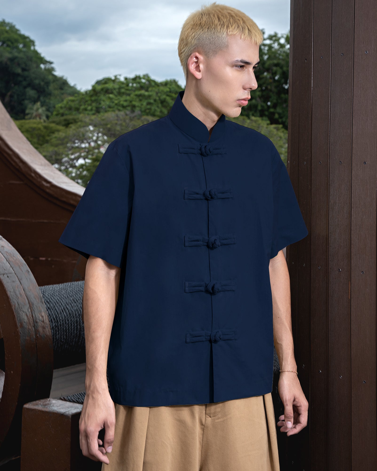 Samfu Pendek (Navy)