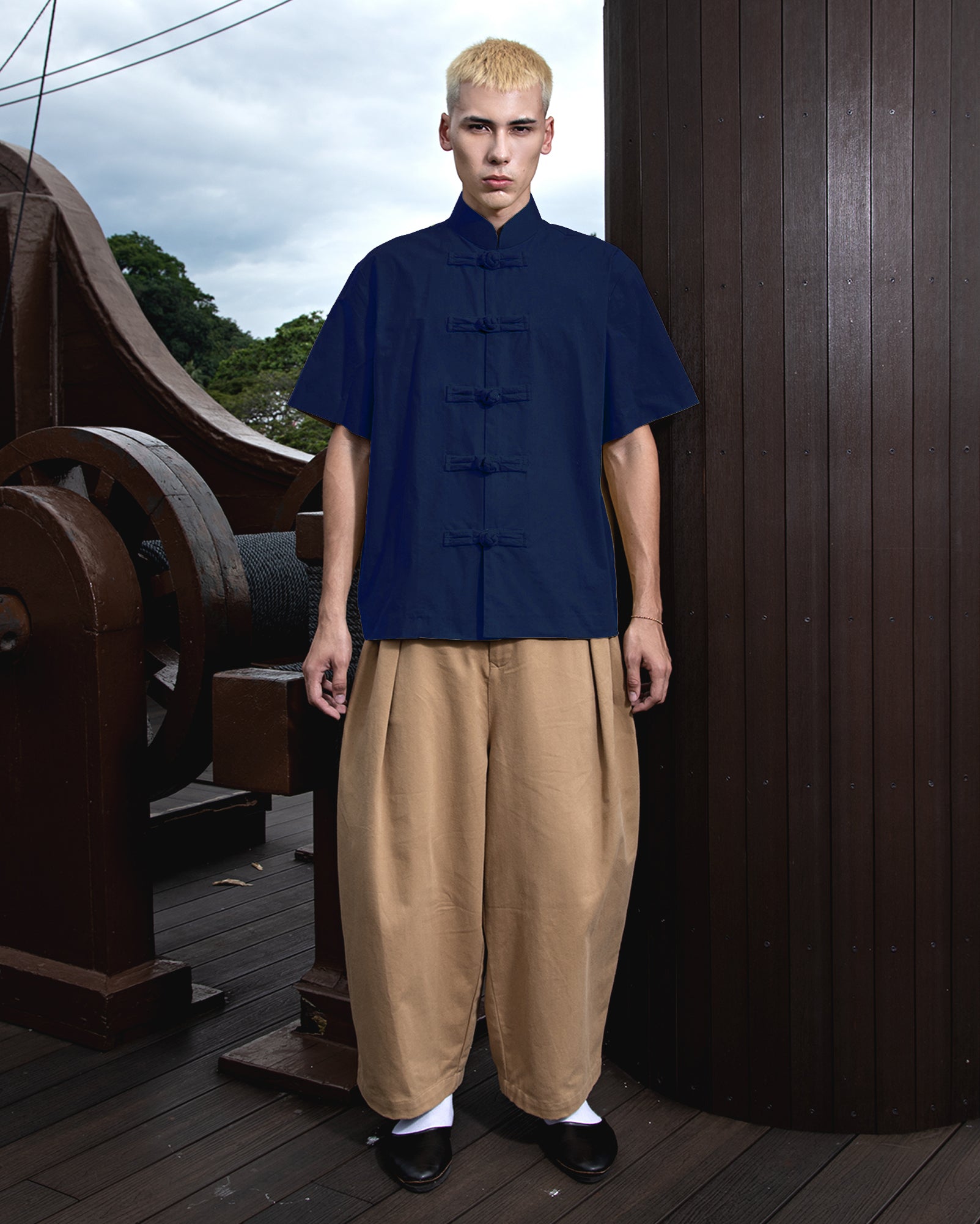 Samfu Pendek (Navy)