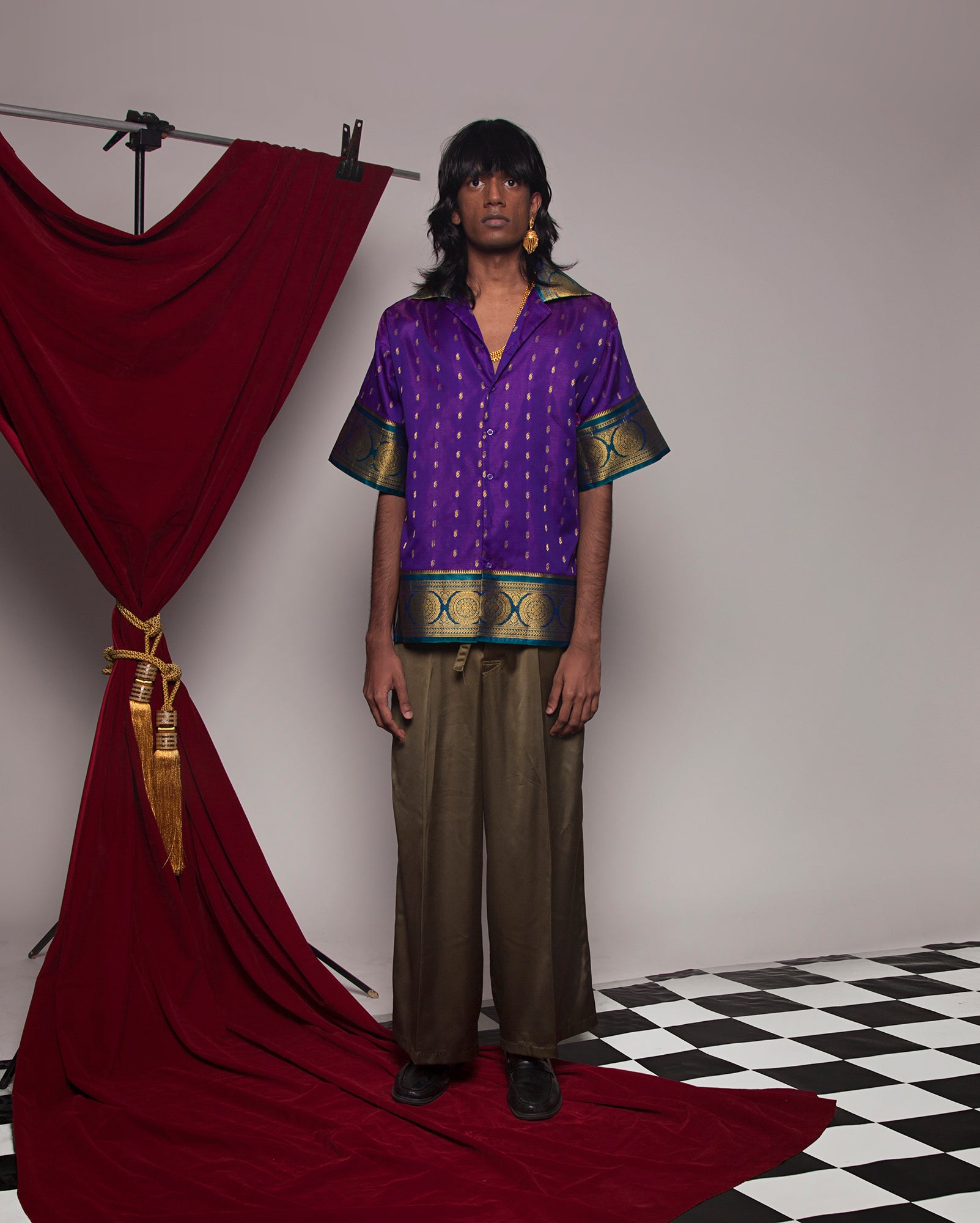 Sari Shirt (Purple)