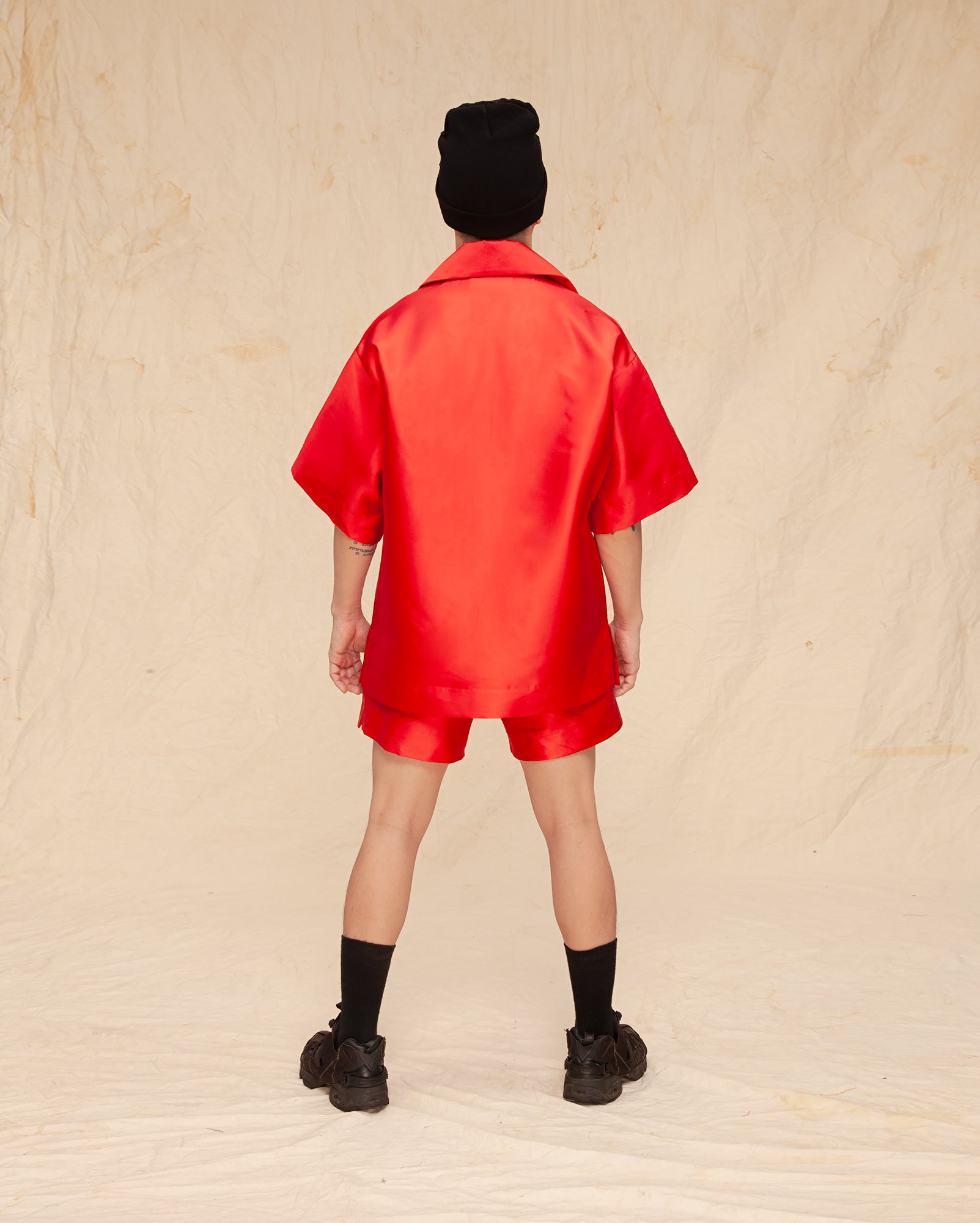 Baju Pantai Taffeta (Red)