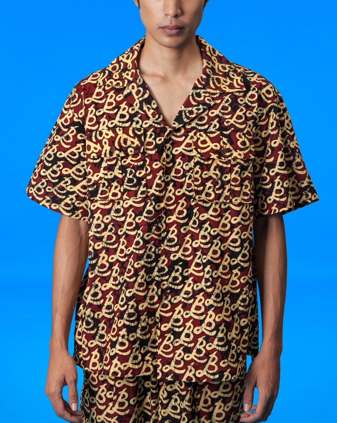 B Monogram Batik Shirt