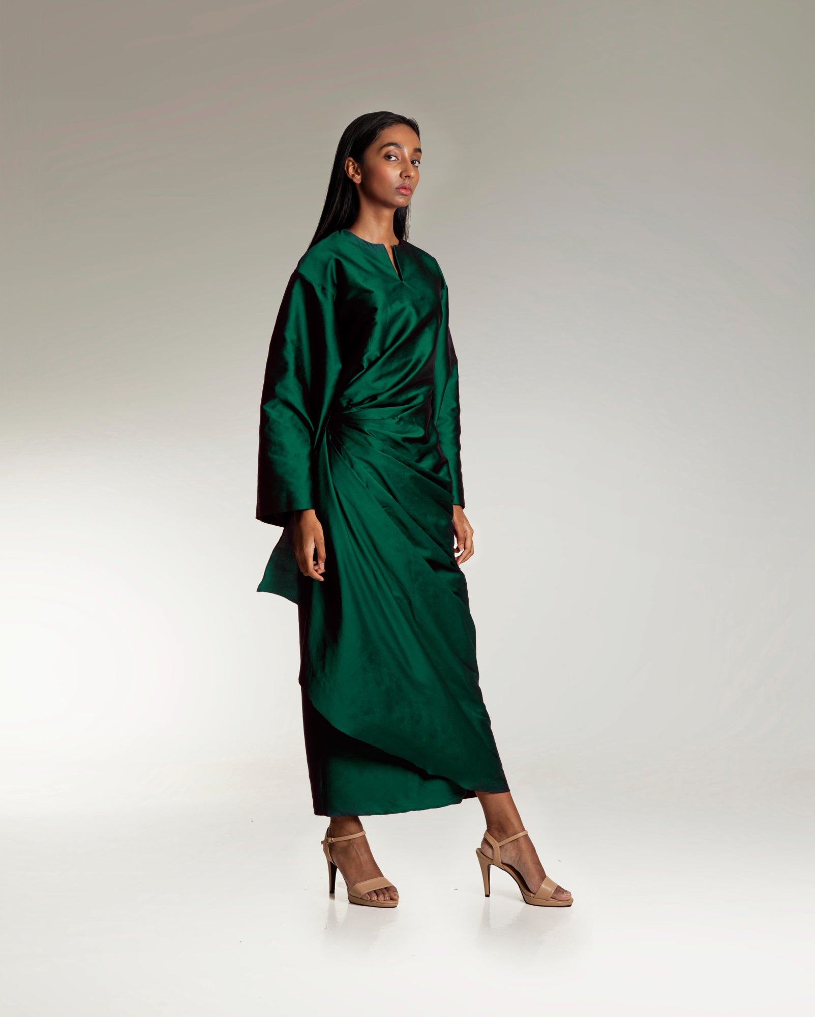 Sarong Kurung Dress (Emerald)