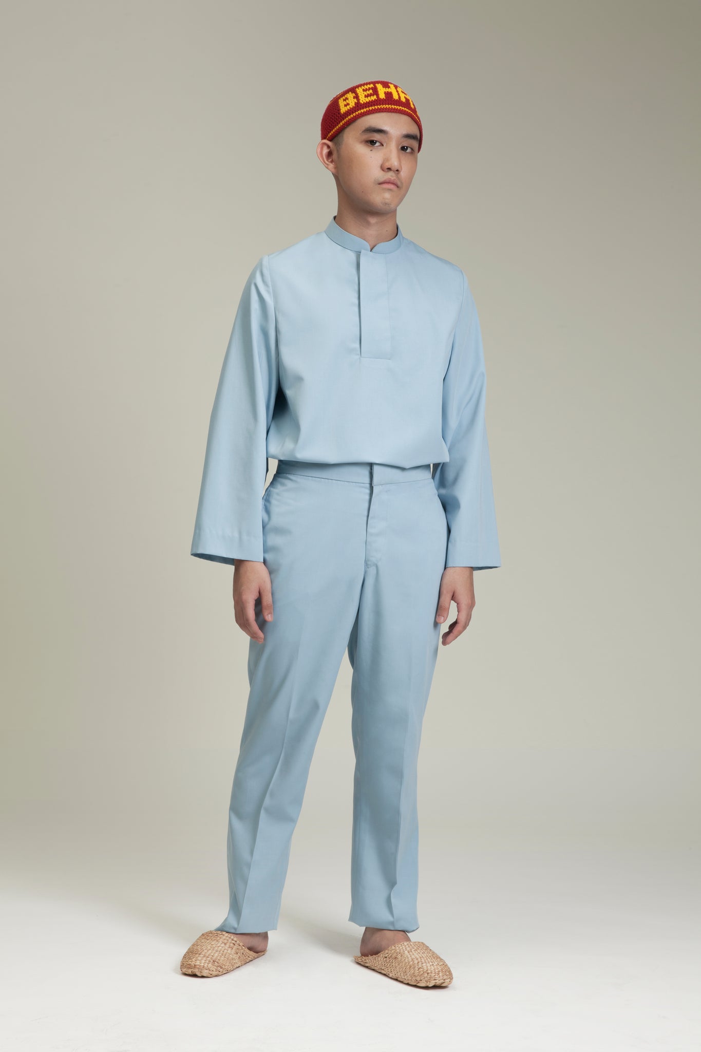 Blue Male Baju Set
