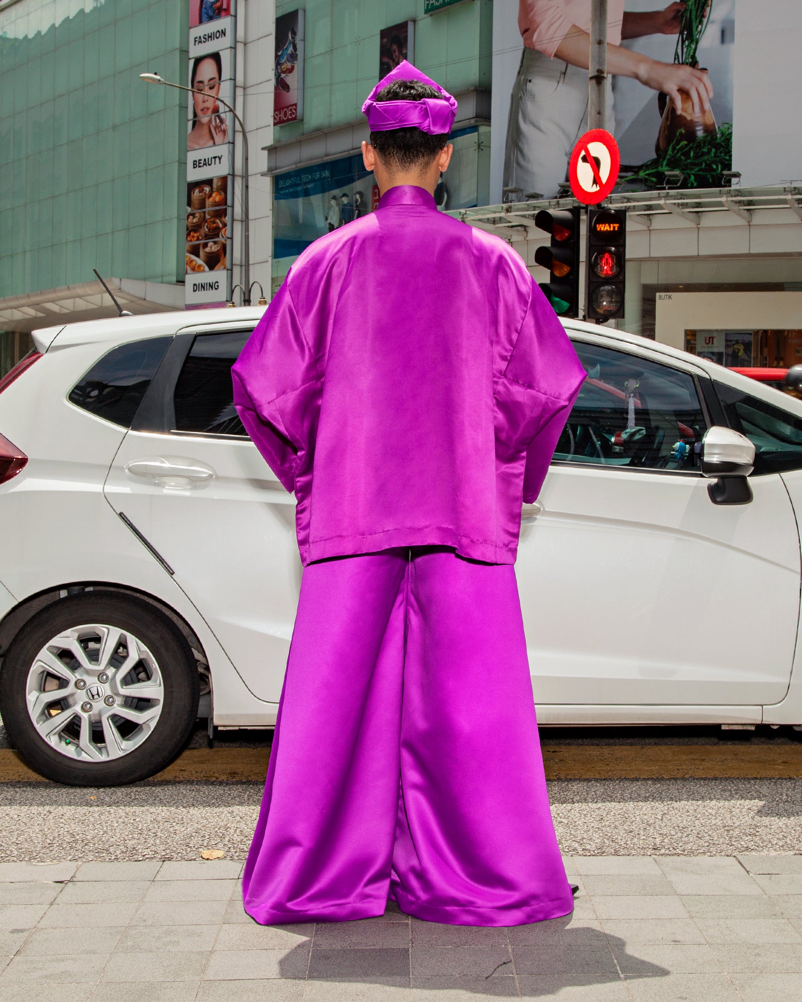 Baju Melayu Oversaiz Cekak Musang (Purple)