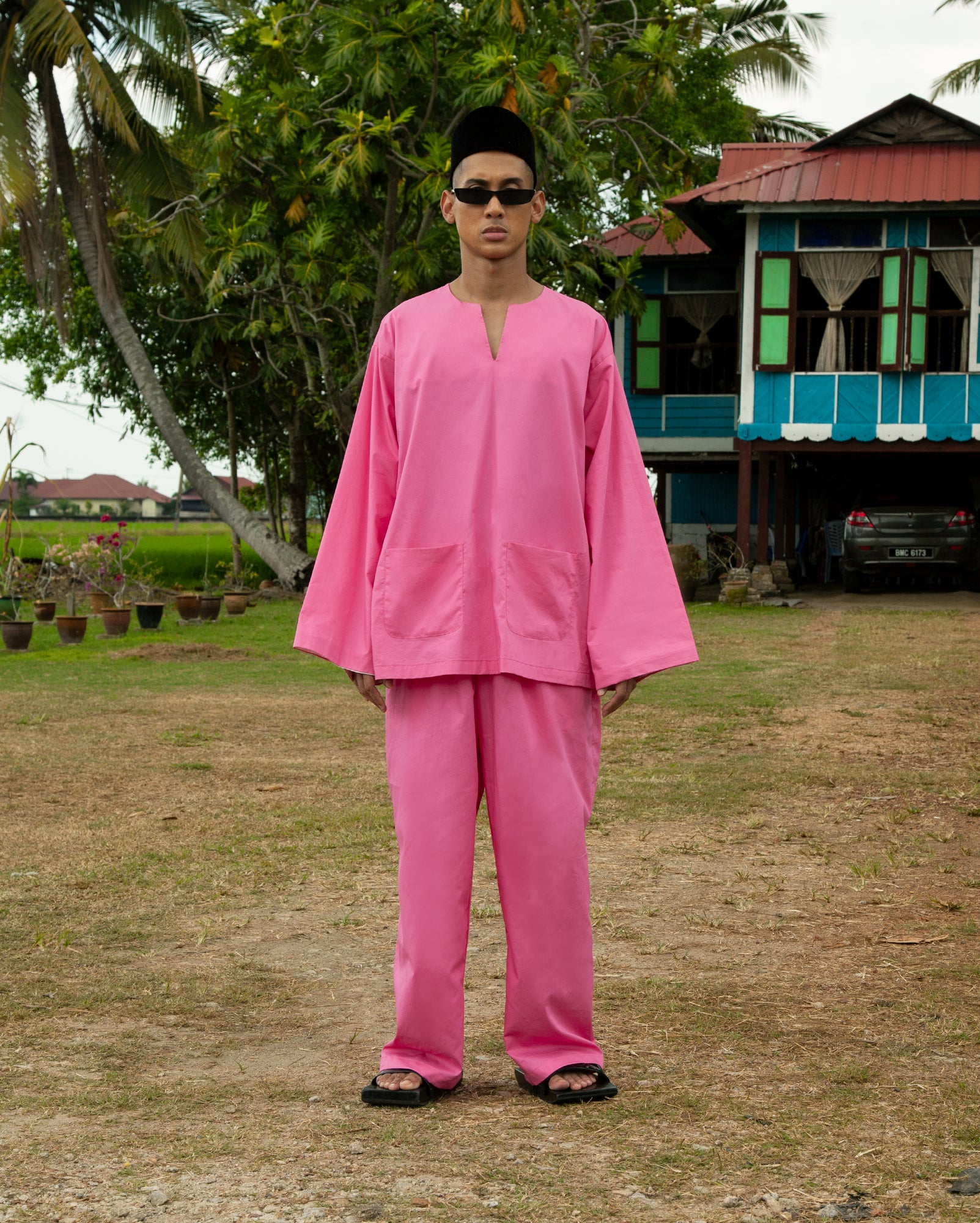 Baju Melayu Li Bai (Pink)